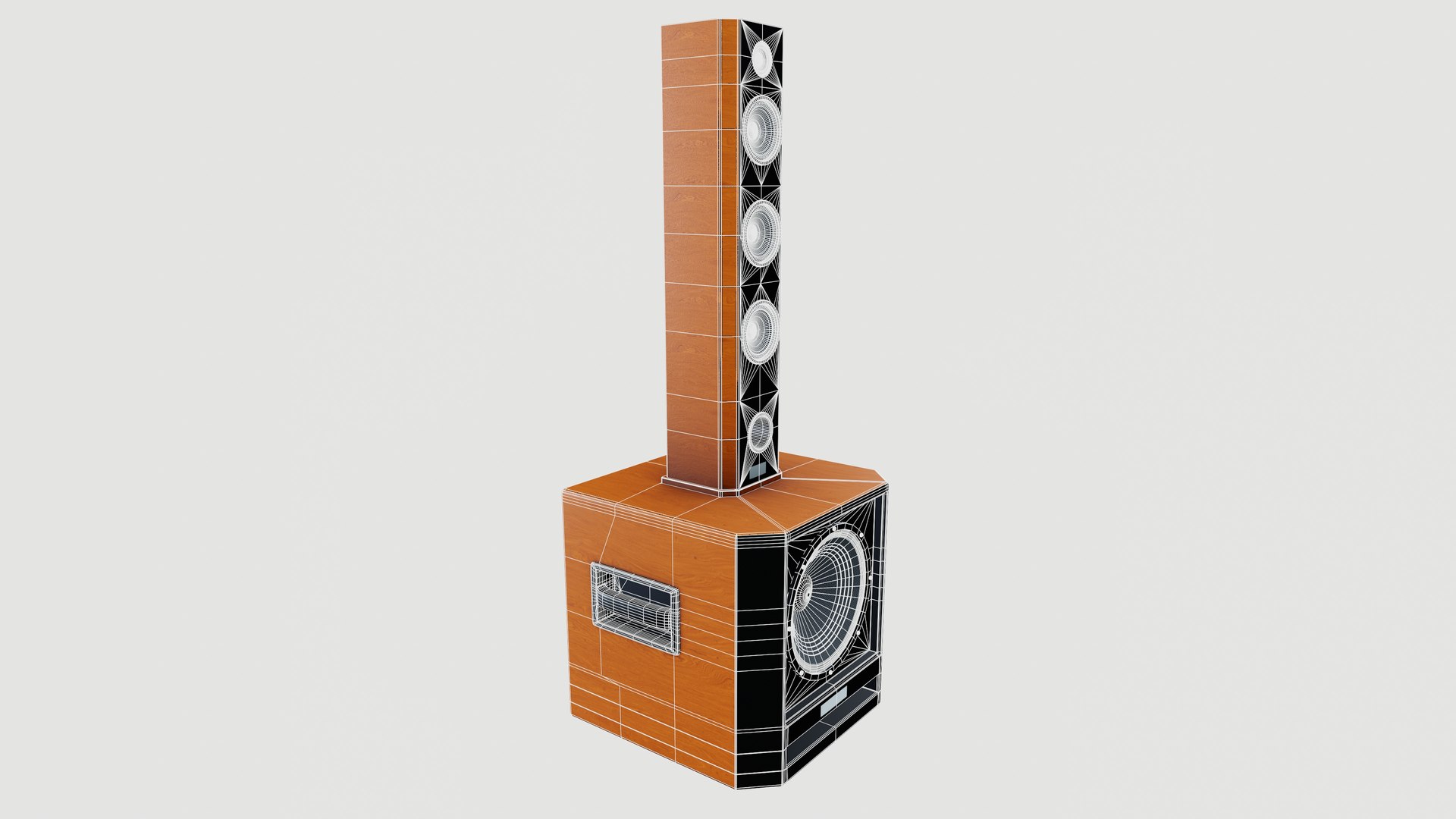3D Stereo speakers https://p.turbosquid.com/ts-thumb/75/NVYCDb/qk/wireframe_001/jpg/1749461823/1920x1080/fit_q87/8a22dead47278c196f4cc2064ddfea2a6044f276/wireframe_001.jpg