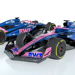 F1 Alpine A525 2025 3D model