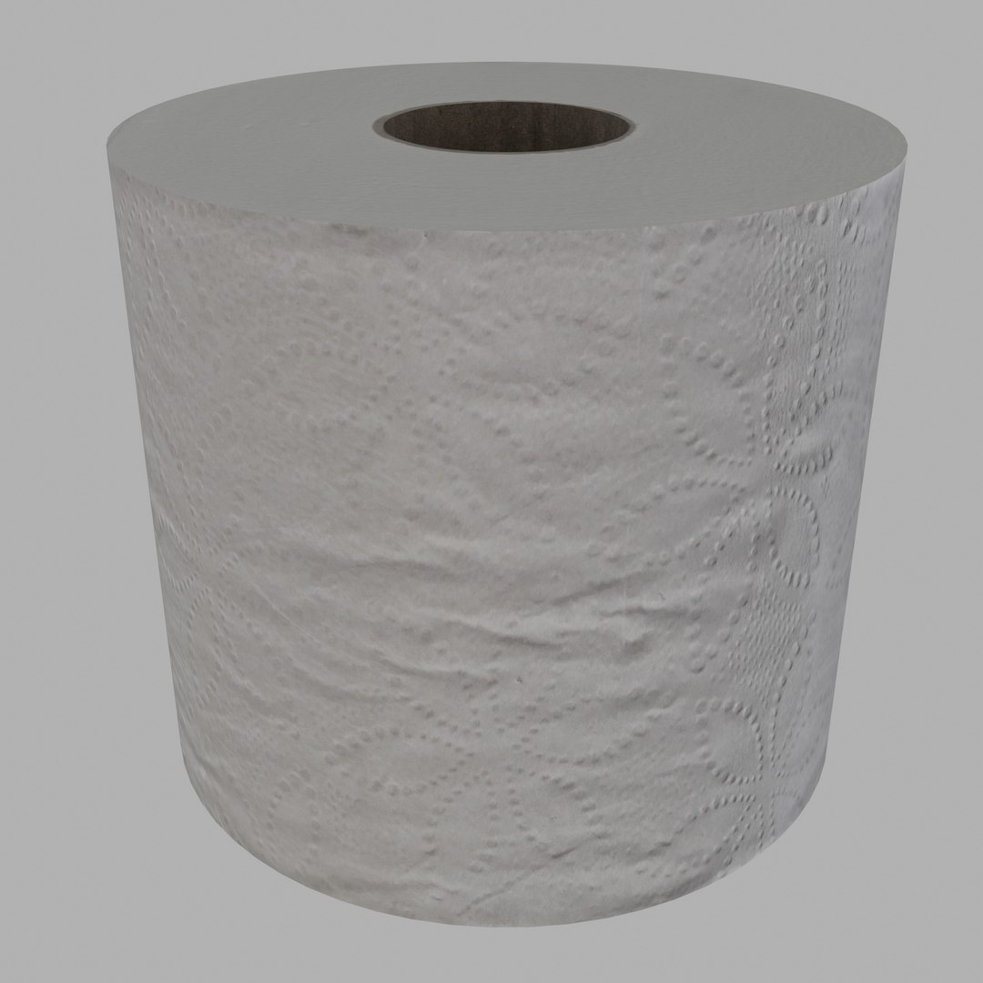3D toilet paper roll https://p.turbosquid.com/ts-thumb/75/S0jGBi/UIAACFGg/toiletpaperroll004/jpg/1588214271/1920x1080/fit_q87/48c1ef332ec59314fb55b6e4b85a999151f135a6/toiletpaperroll004.jpg