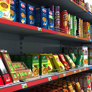 Supermarket Shelves Pack