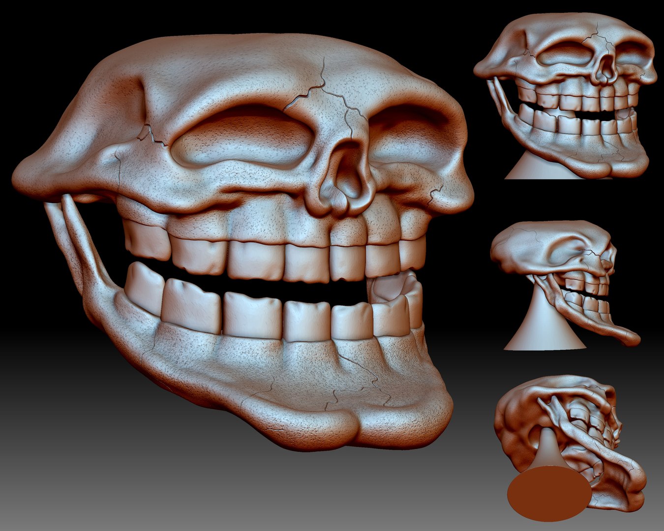 3D Trollface Human - TurboSquid 1832853