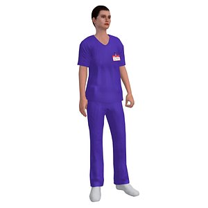 Nurse F4 Rigged