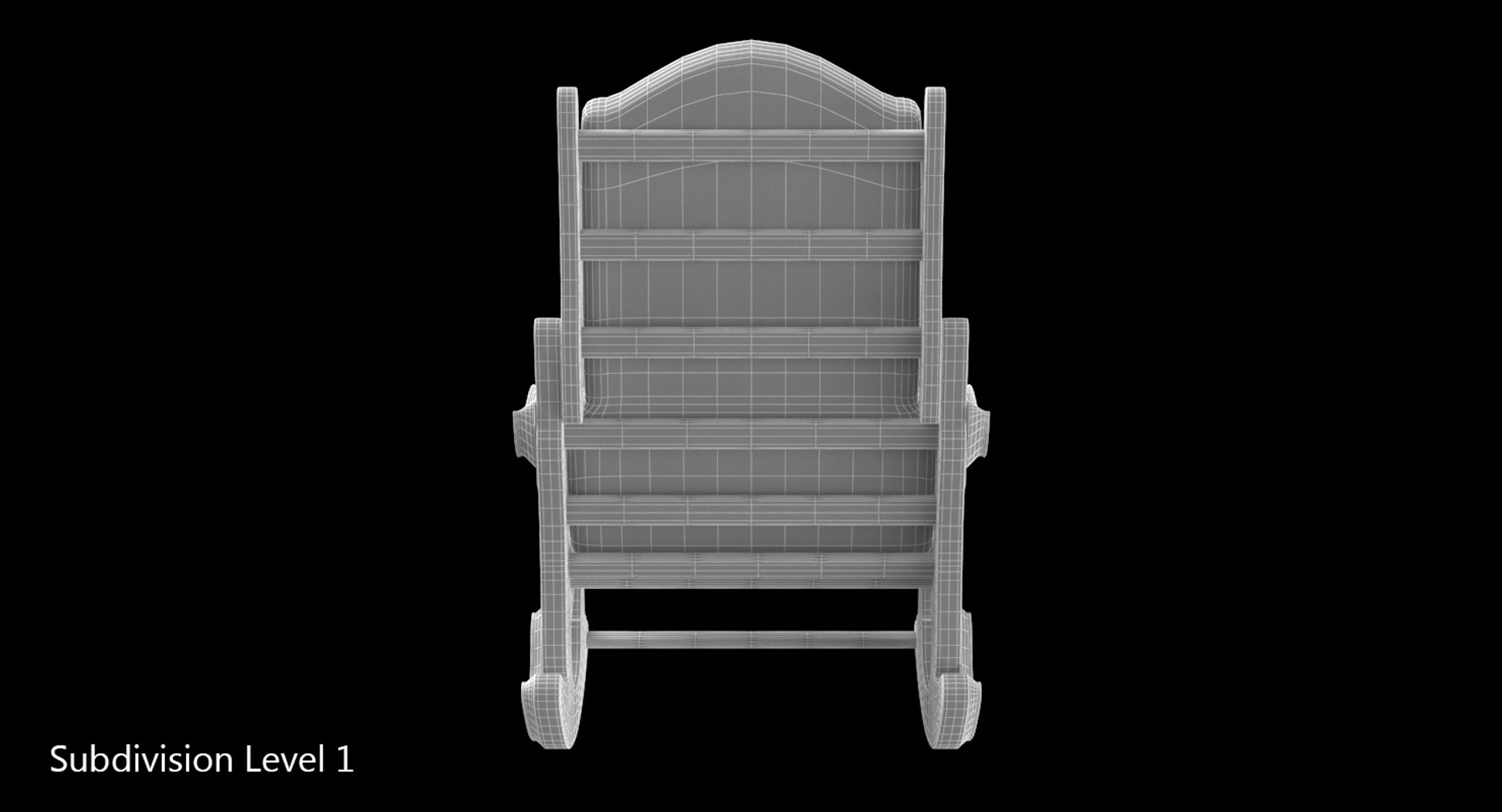 Rocking Chair V3 3D Model - TurboSquid 1251818