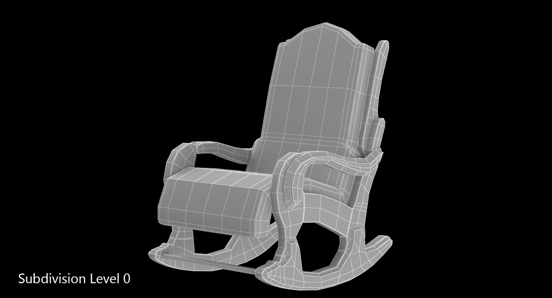 Rocking Chair V3 3D Model - TurboSquid 1251818
