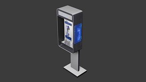 3D model Phone Booth