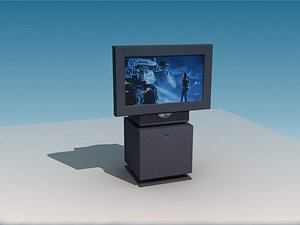 3d model tv plasma video camera