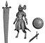 Piper Anim Rig 3D model