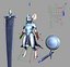 Piper Anim Rig 3D model