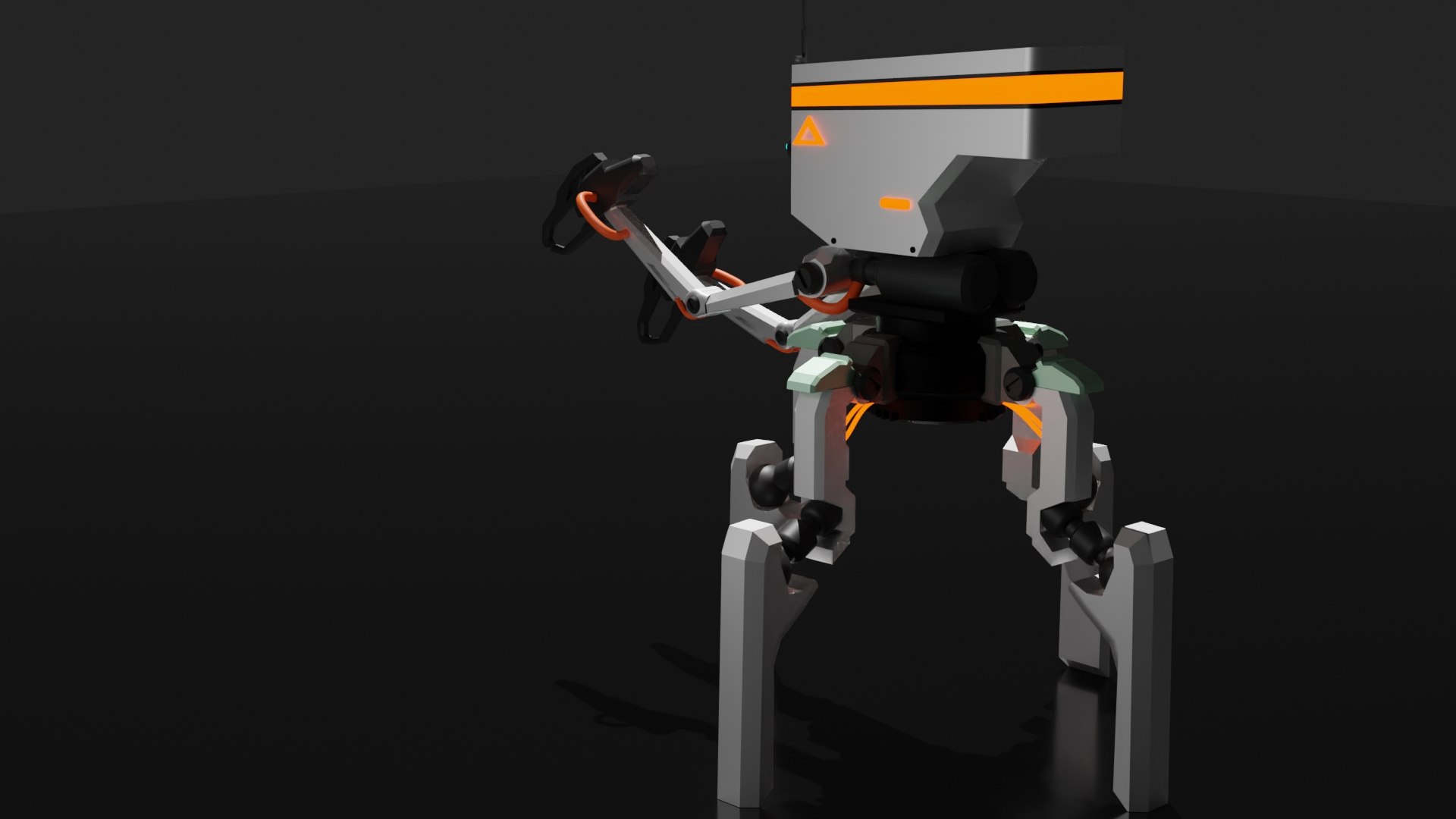 3D Four Legs Robot 3D Model Model - TurboSquid 1885020