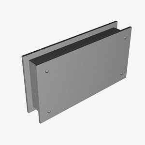 Brand Display Board - Geometry Only No Textures No Materials 3D model