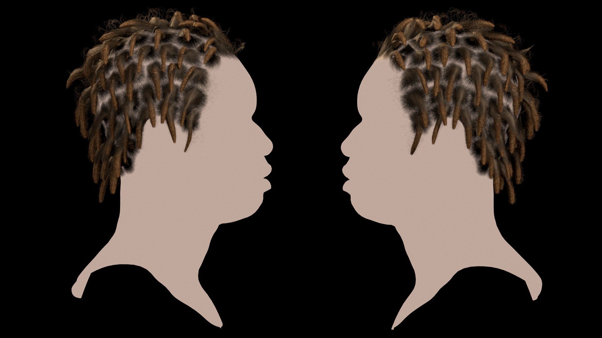 Dreadlocks 4 3D - TurboSquid 2030219