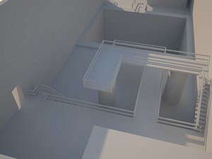 free warehouse vrayforc4d 3d model