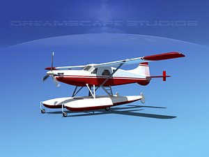 dehavilland beaver turboprop 3d model