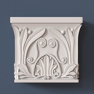 pilaster capital 3d max