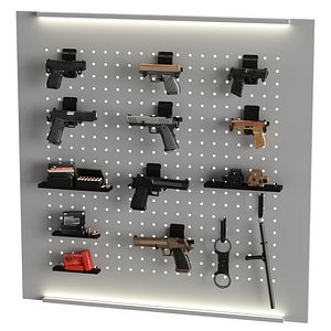 3D Store Show Case 13 Gun Store 4