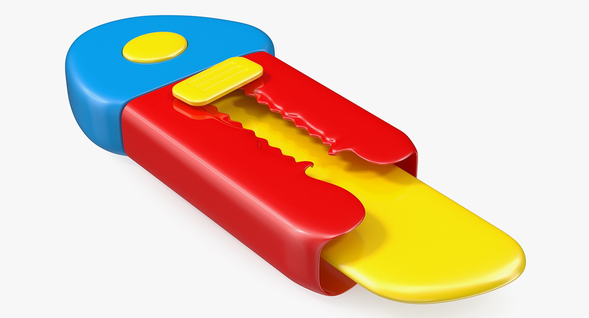 Toy Knife 3D Model 3D model preview