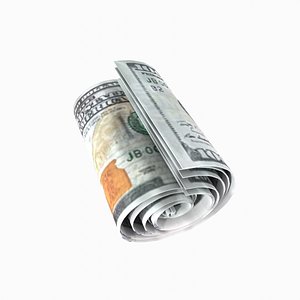 3D model 100 Dollar Roll