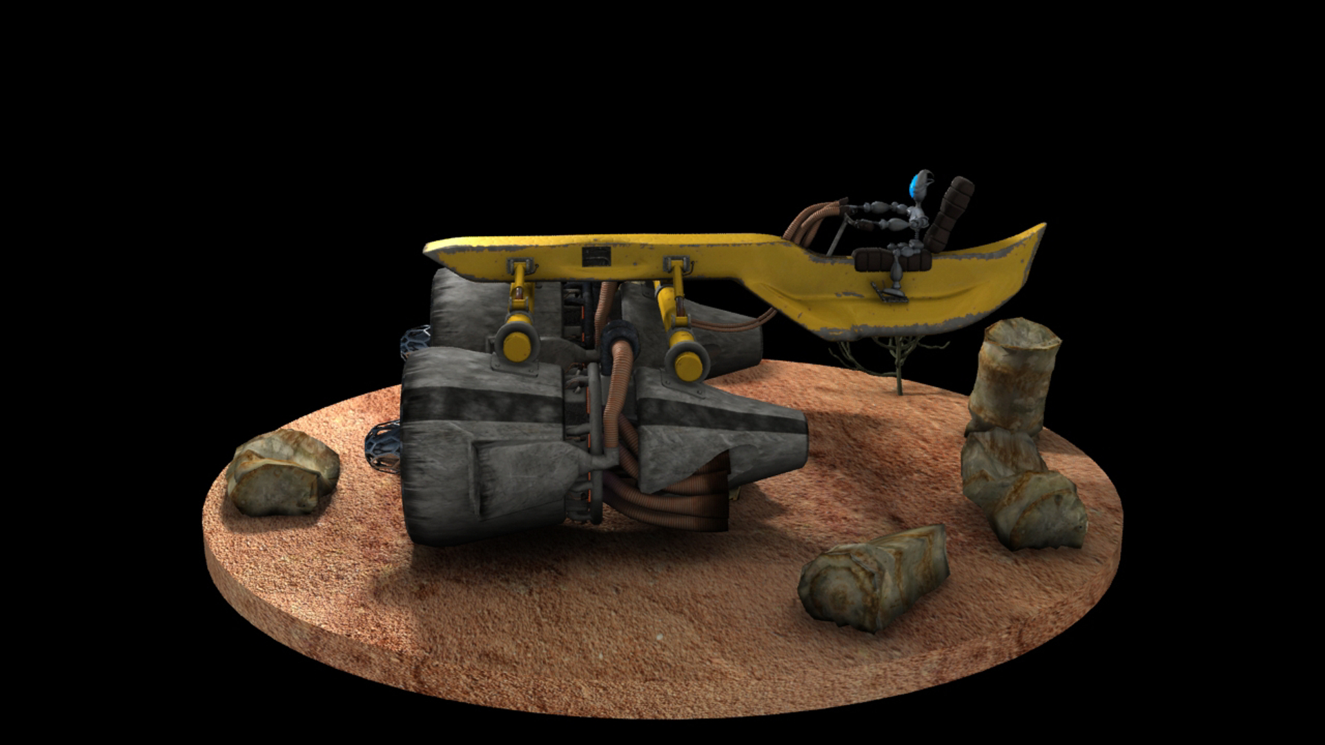 pod racer 3d max