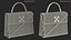 Handbag Off White Pink