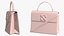 Handbag Off White Pink