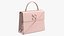 Handbag Off White Pink