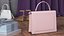 Handbag Off White Pink