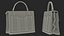 Handbag Off White Pink
