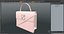 Handbag Off White Pink