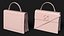 Handbag Off White Pink