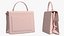 Handbag Off White Pink