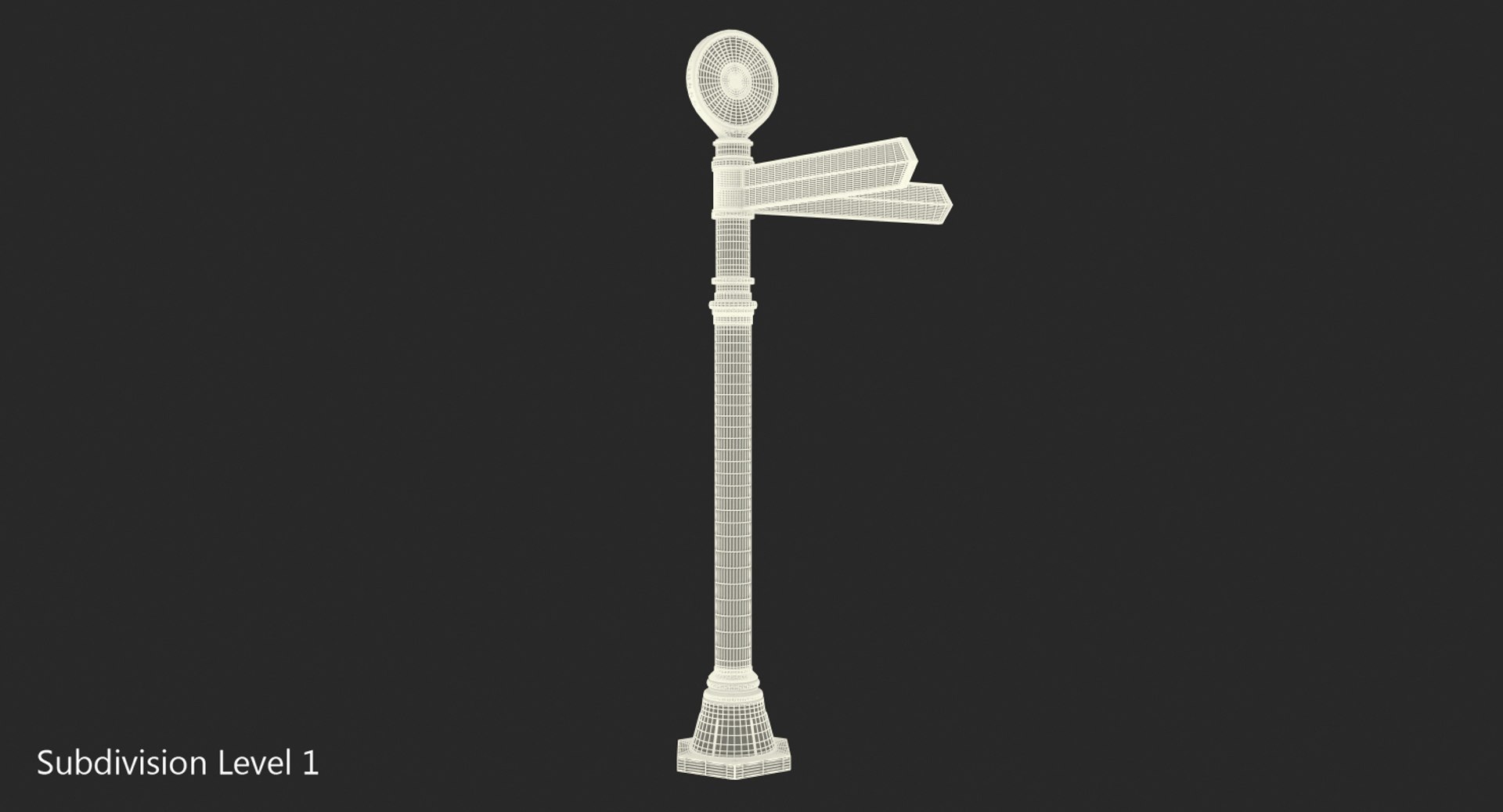3D Blank Signpost Model - TurboSquid 1235502