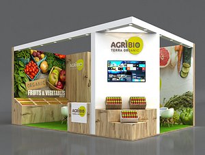 stall height 366 cm 3D model