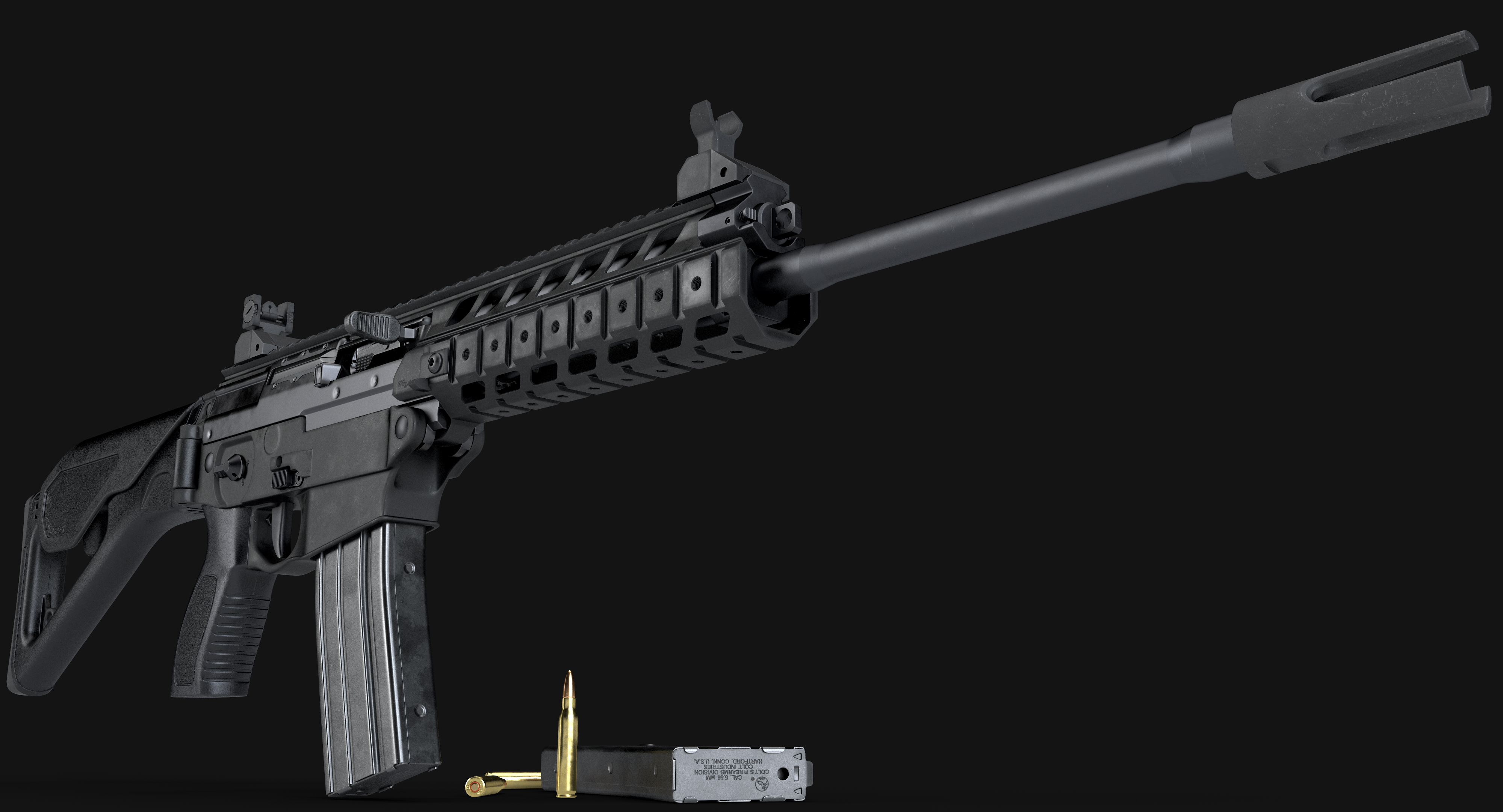 Sig sauer sig556xi 5 model - TurboSquid 1286269