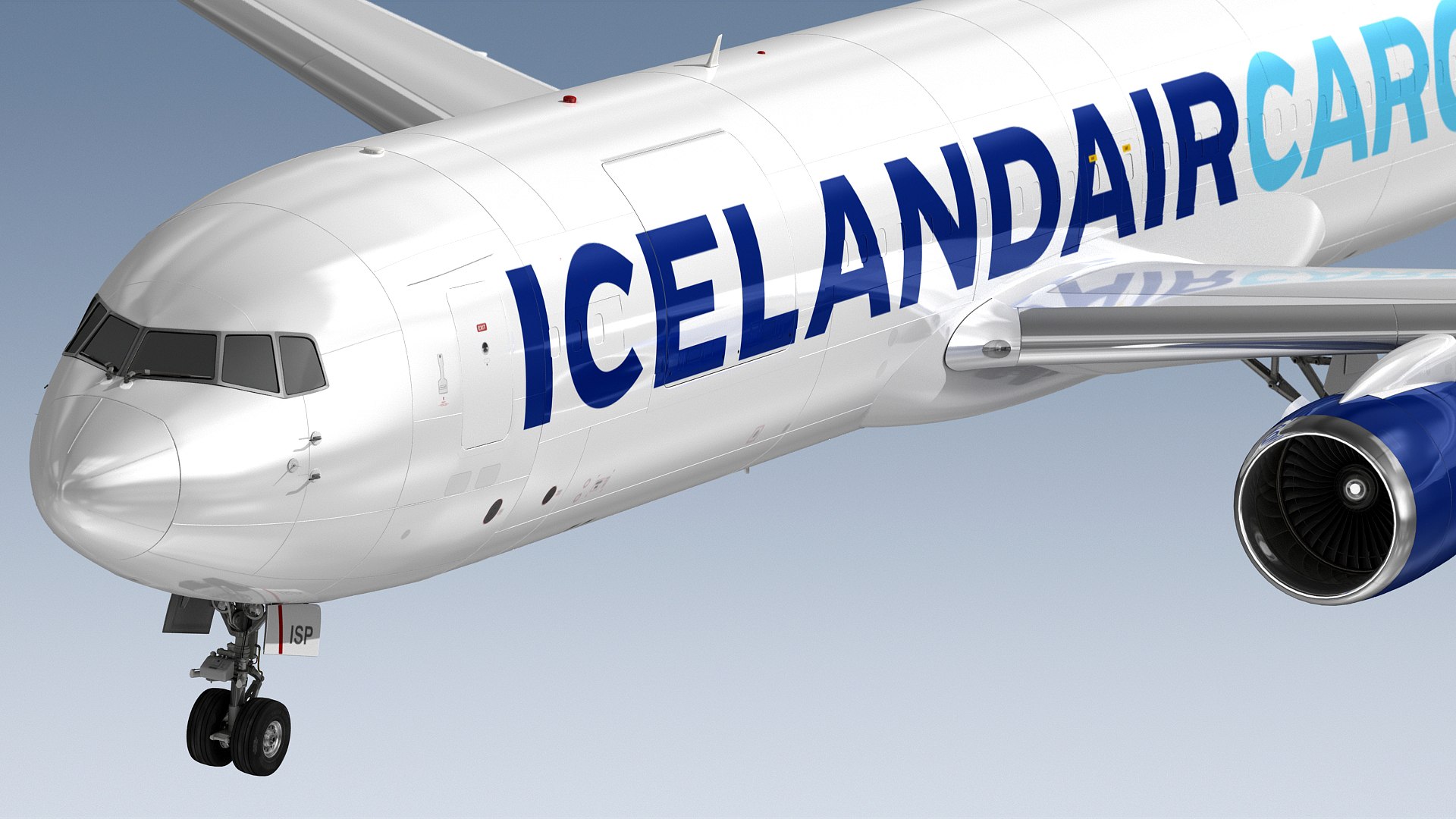 3D Model Boeing 767-300BCF Icelandair Cargo - TurboSquid 2384362