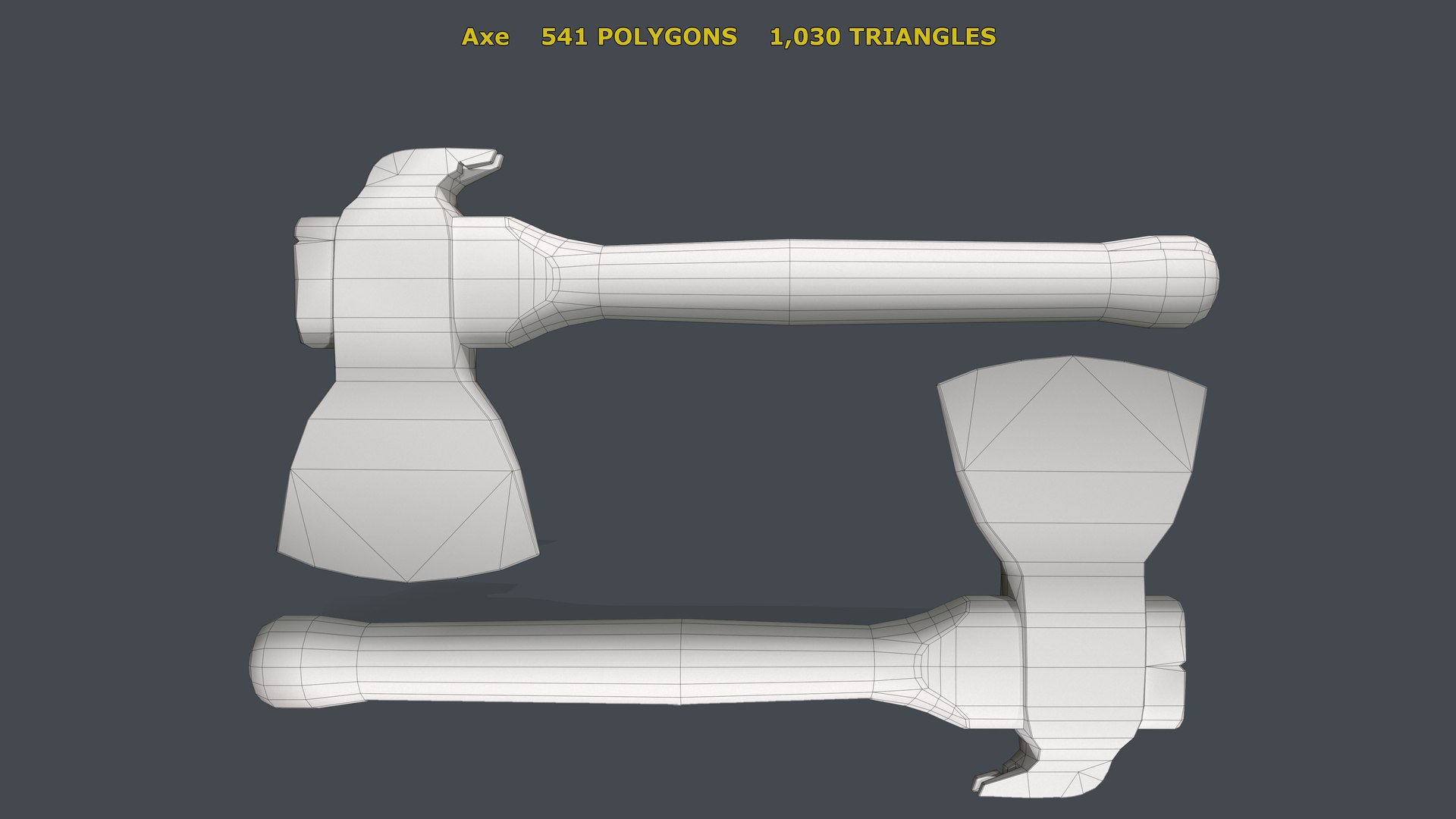 Handxe model https://p.turbosquid.com/ts-thumb/76/L1D9cj/OD/wireframe_02/png/1618556229/1920x1080/fit_q87/9004dcdd22ea1e4e1c136f3c1faa8ab6f28bce0e/wireframe_02.jpg