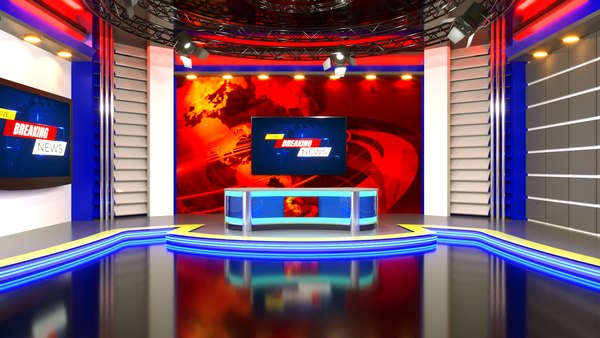 3D News virtual set