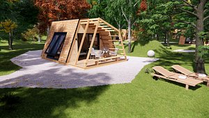 glamping pod vacation house ZALA