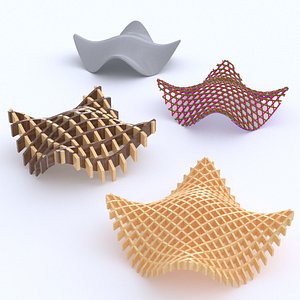 3D Jellyfish Pavilions Collection model