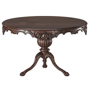 benjamin randolph french round entrance table  art 732 3D model