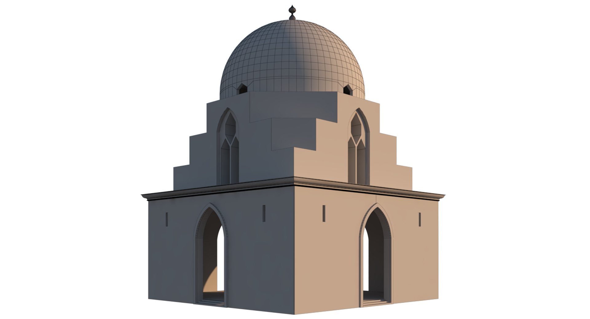 Building Islamic 3D Model - TurboSquid 1207632