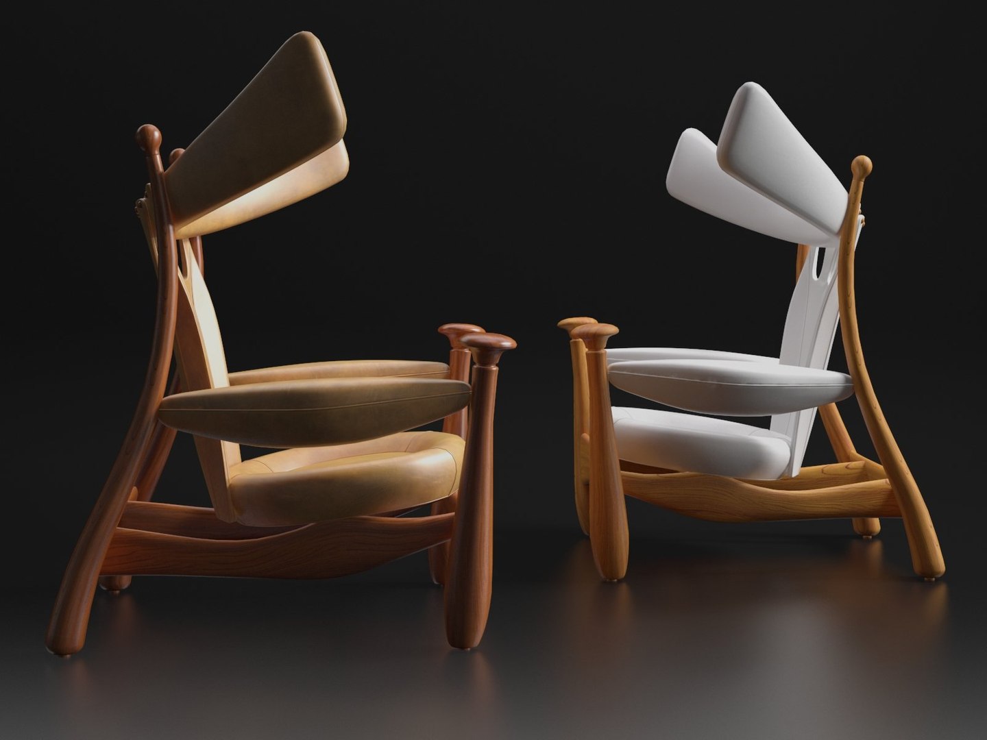 Aspas Armchair 1962 3D Model - TurboSquid 1181353