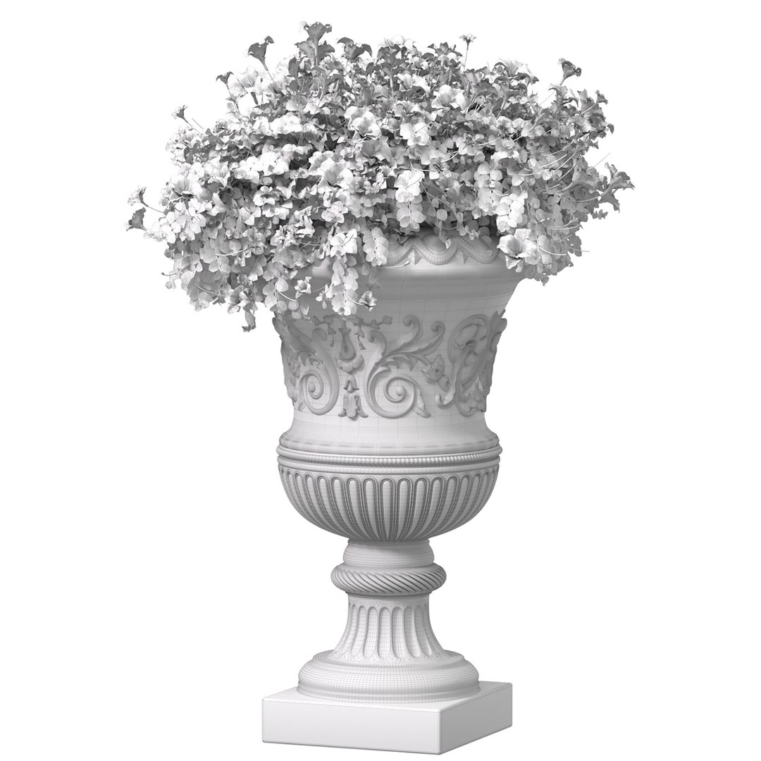 3D White flowers in a classic vase for decorating the facade model https://p.turbosquid.com/ts-thumb/76/XFVTyp/uY/ff2/jpg/1691924735/1920x1080/fit_q87/e5fc6d20fc8870c15f252f50f47212bb7496d6c1/ff2.jpg