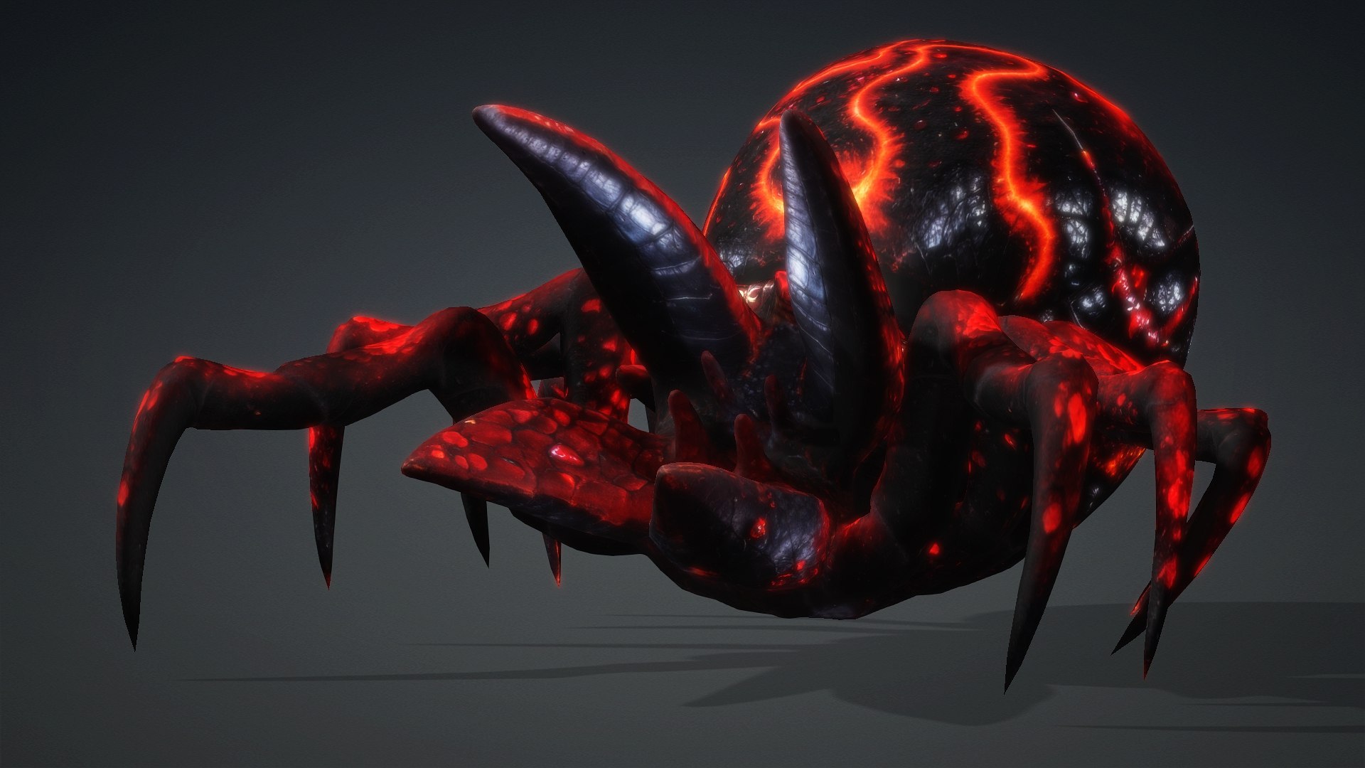 Spider Monster-V1e 3D model https://p.turbosquid.com/ts-thumb/76/amEWsV/pd/preview7/jpg/1776223343/1920x1080/fit_q87/1a9daa67908523b2a5a543268a077f0490d46ba4/preview7.jpg