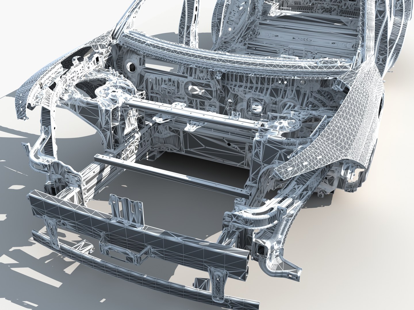 3D Car Frame - TurboSquid 2004221