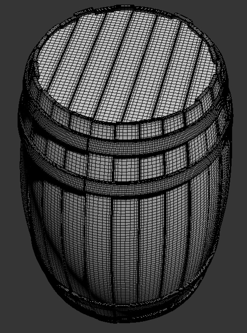 3D barrel model https://p.turbosquid.com/ts-thumb/76/bU16Gt/g0JdwKJT/barrelwireframe/png/1500069380/1920x1080/fit_q87/c13ca8f1e2fd371147bb0b519a51cc72a8953803/barrelwireframe.jpg