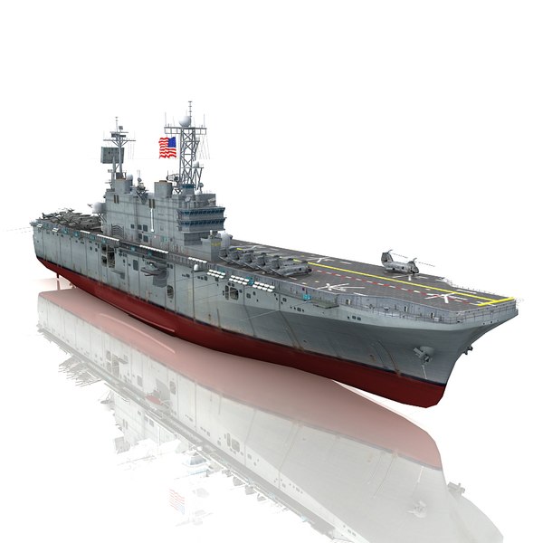 uss tarawa lha 3d model