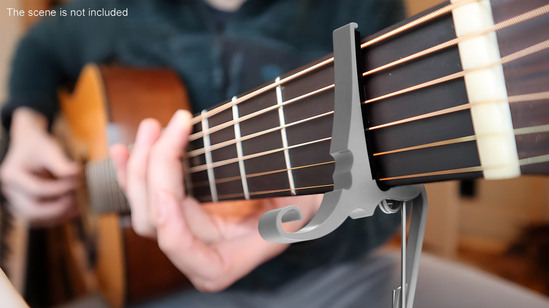 Capo For Guitar 3D Model - TurboSquid 2302444