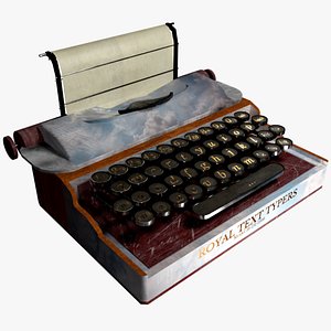 3D model Typewriter