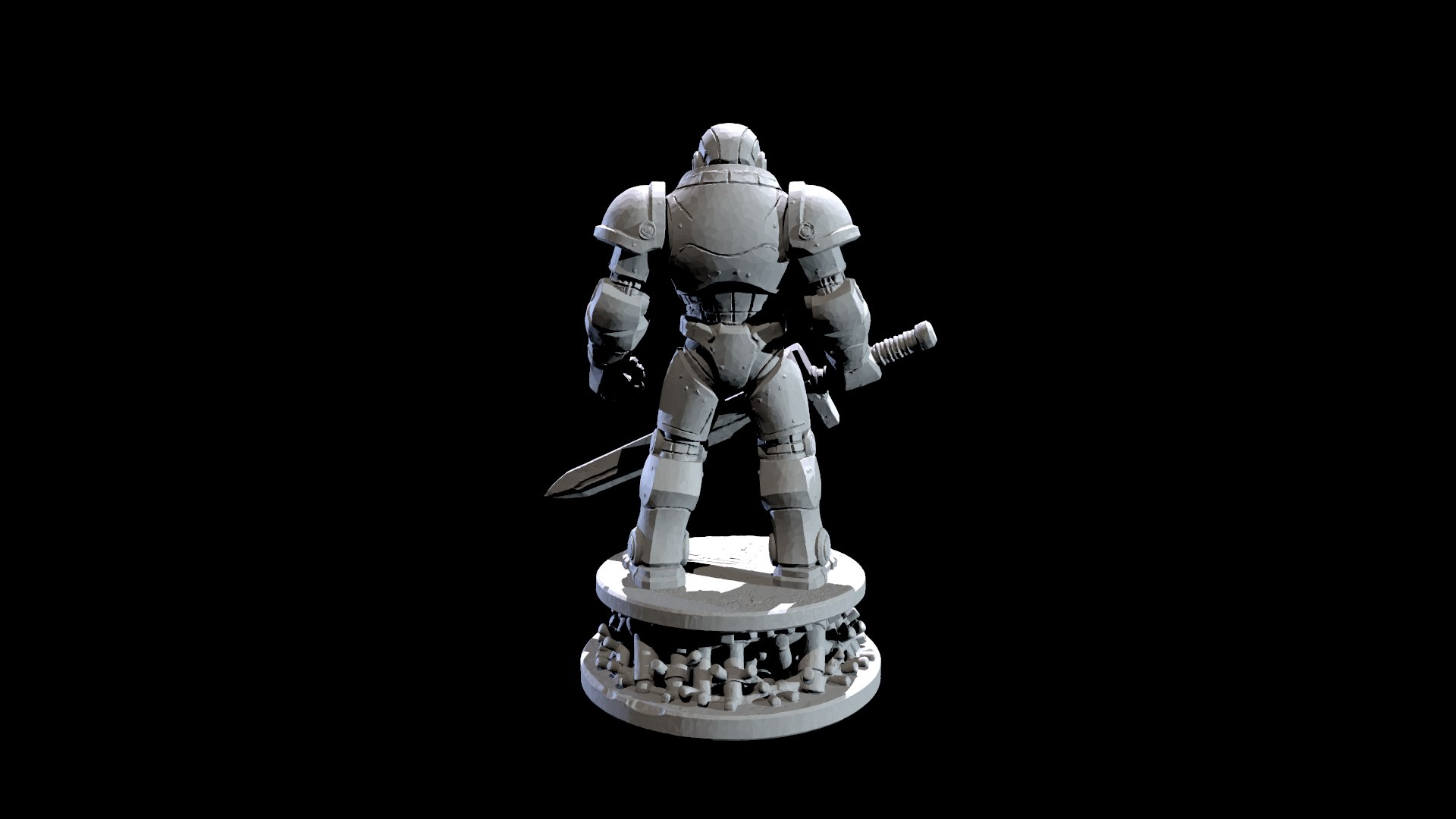 Free 3D Printable Robot On Base Model - TurboSquid 2552416