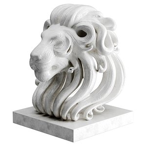 3D Lion Statue